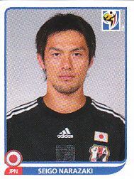 Seigo Narazaki Japan samolepka Panini World Cup 2010 #375